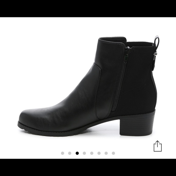 Black block heel booties - Picture 2 of 8